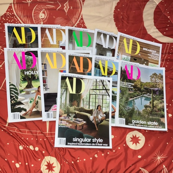 Architect Other - NEW Architectural Digest 11 Iss. 10/23-1 & 2/24, 3/24, 4/24, 5/24, 6, 7/8, 9/24